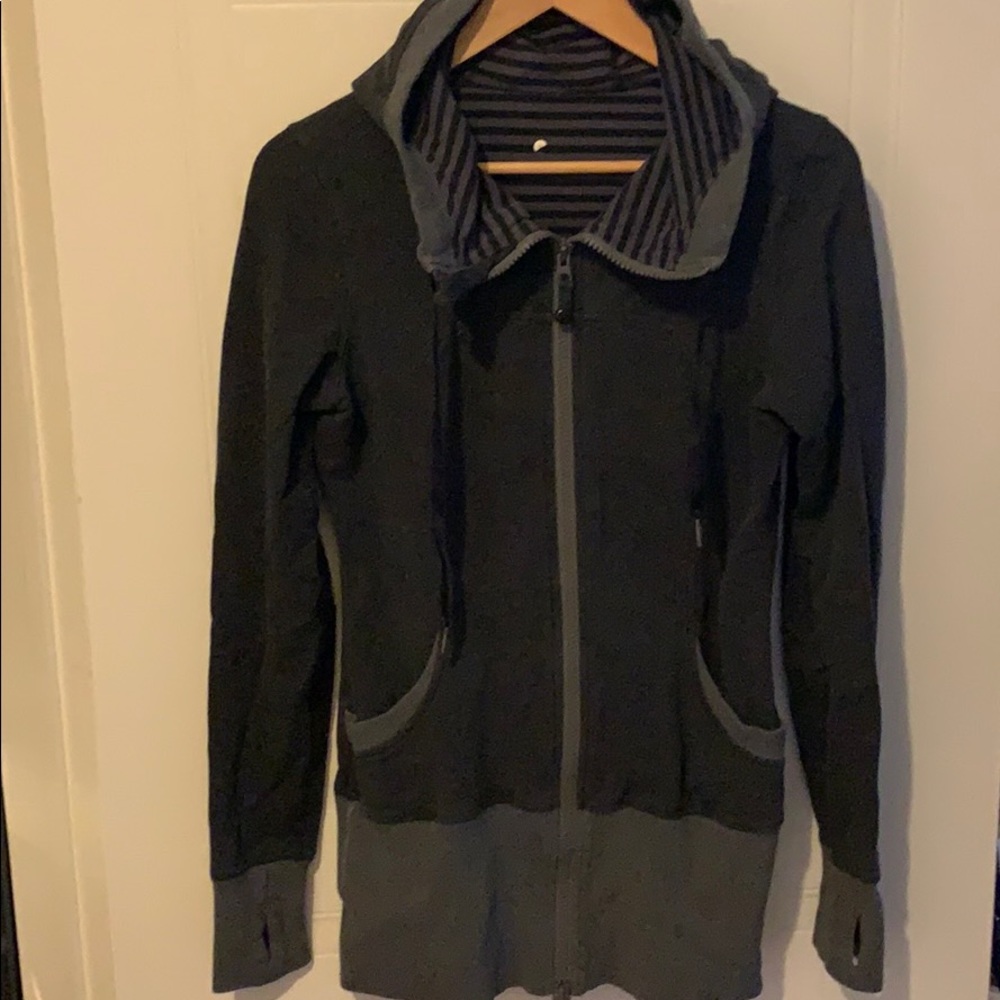 Wear with all Jacket size 8 dark grey/ stripes - Picture 2 of 5
